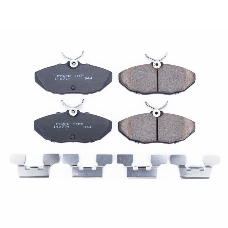 PSB Z17 Evolution Brake Pads - Power Stop 03-05 Jaguar S-Type Rear Z17 Evolution Ceramic Brake Pads w/Hardware