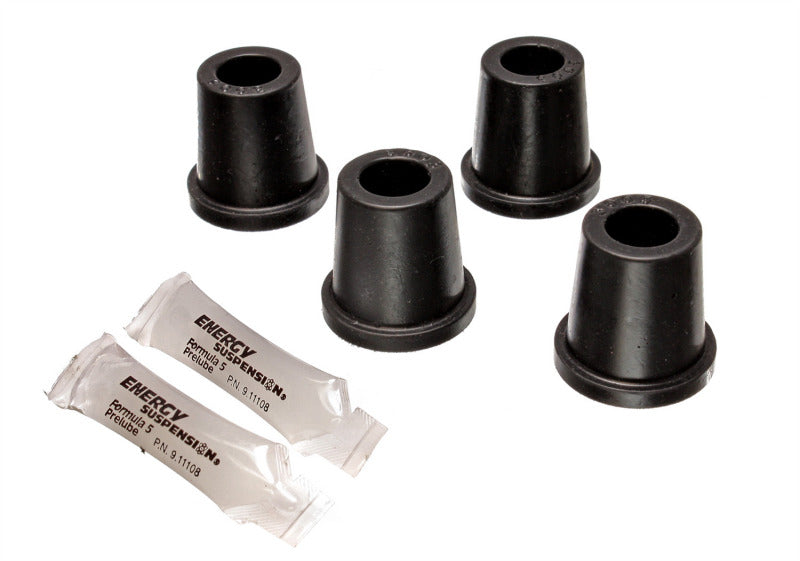 ES Cntrl Arm Bushings - Black - Energy Suspension 87-96 Mitsubishi 2WD PU / 79-93 Dodge D-50 PU Black Front Control Arm Bushing Set