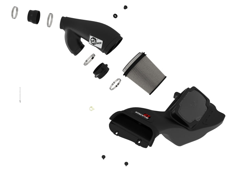 AFE Momentum GT Cold Air Intakes - aFe POWER Momentum GT Pro Dry S Intake System 21-22 Ford F-150 V6-3.5L (tt) PowerBoost