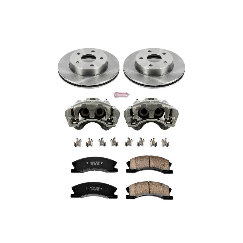 PSB Autospecialty Caliper - Power Stop 99-04 Jeep Grand Cherokee Front Autospecialty Kit w/Cals