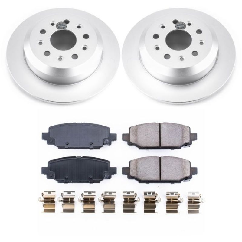 PSB Z17 Evolution Coated Kit - Power Stop 18-19 Jeep Wrangler Rear Z17 Evolution Geomet Coated Brake Kit