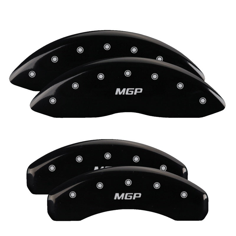 MGP Caliper Covers 4 Standard - MGP 4 Caliper Covers Engraved Front & Rear MGP Black Finish Silver Characters 2018 Tesla S