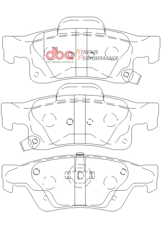 DBA XP650 Brake Pads - DBA 10-15 Camaro XP650 Front Brake Pads