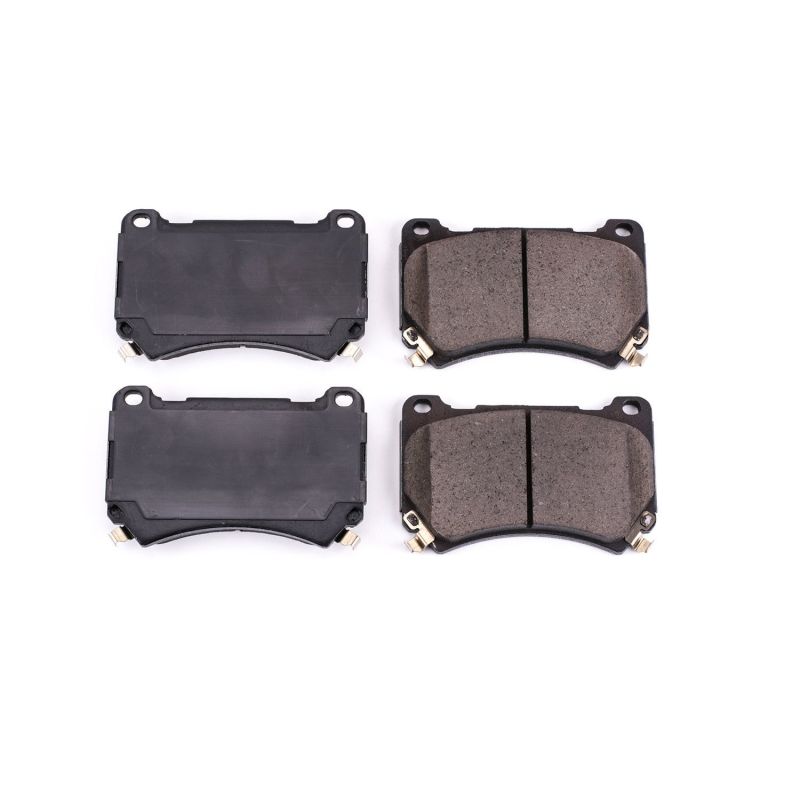PSB Z16 Evolution Brake Pads - Power Stop 2011 Hyundai Equus Front Z16 Evolution Ceramic Brake Pads