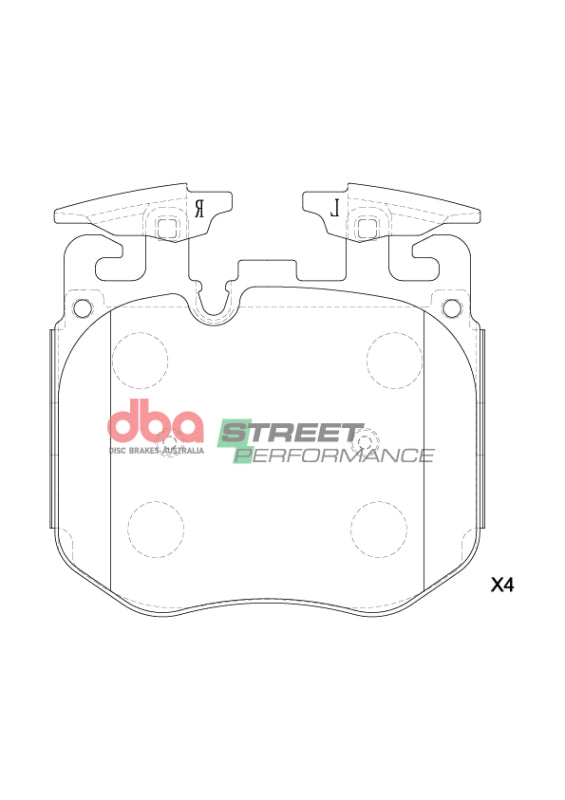 DBA SP Performance Brake Pads - DBA 19-22 BMW X5 M50i (G05/G07) SP Performance Front Brake Pads