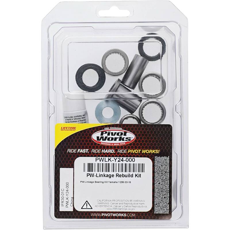 PIV Linkage Rebuild Kit - Pivot Works 03-18 Yamaha YZ85 Linkage Bearing Kit