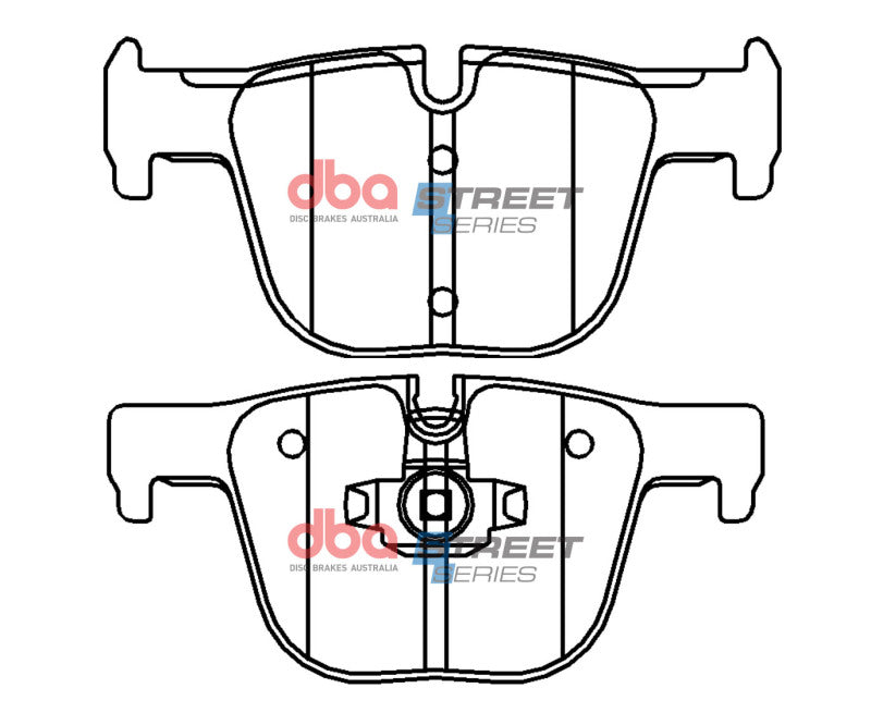 DBA Street Series Brake Pads - DBA 12-19 BMW 335i Street Series Rear Brake Pads