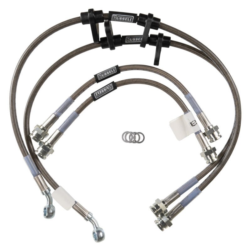 RUS Brake Line Kits - Russell Performance 92-95 Honda Civic (All with rear drums) Brake Line Kit