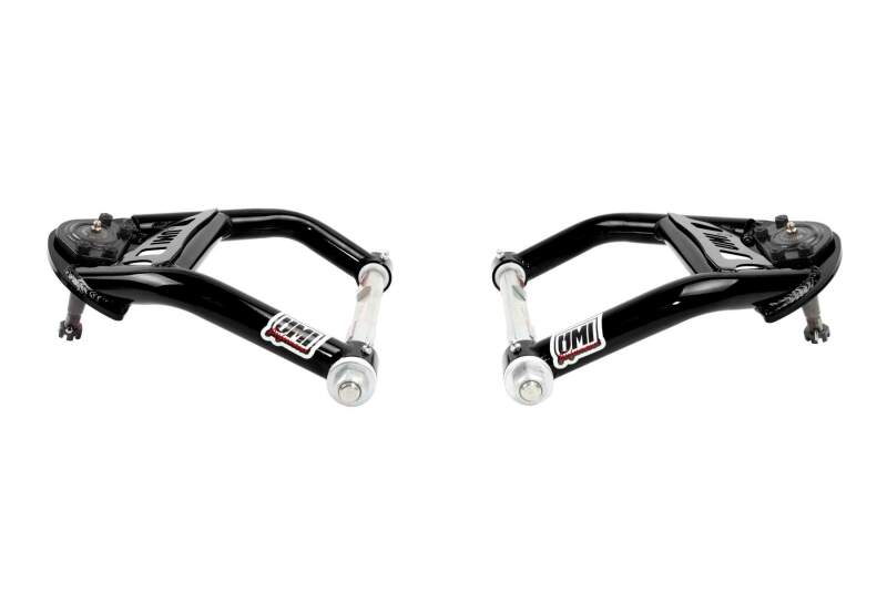 UMI Control Arm Kits - UMI Performance 64-72 GM A-Body Tubular Upper & Lower Front A-Arm Kit - Black
