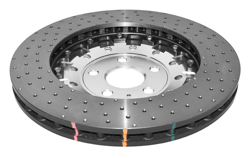 DBA 5000 Series Drilled Rotors - DBA 12-13 Audi TT Quattro RS (370mm Front Rotor) Front 5000 Series Drilled Rotor w/Silver Hat