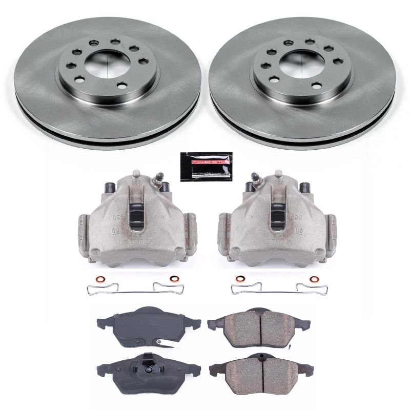 PSB Autospecialty Kit w/Cals - Power Stop 99-03 Saab 9-3 Front Autospecialty Brake Kit w/Calipers