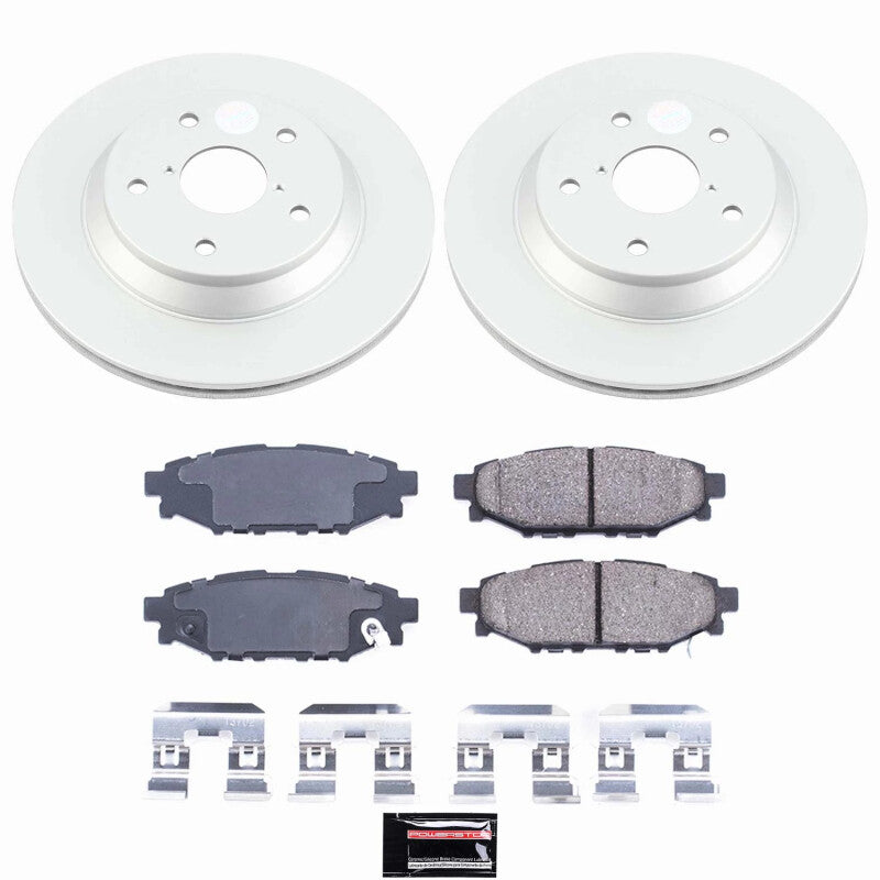 PSB Z17 Evolution Coated Kit - Power Stop 2024 Subaru Impreza Rear Z17 Coated Brake Kit