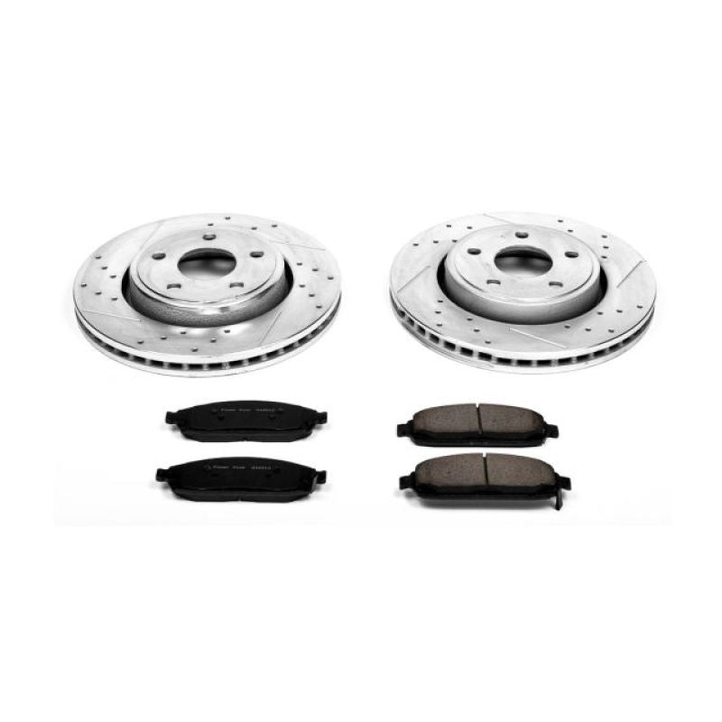 PSB Z23 Evolution Kit - Power Stop 06-10 Jeep Commander Front Z23 Evolution Sport Brake Kit