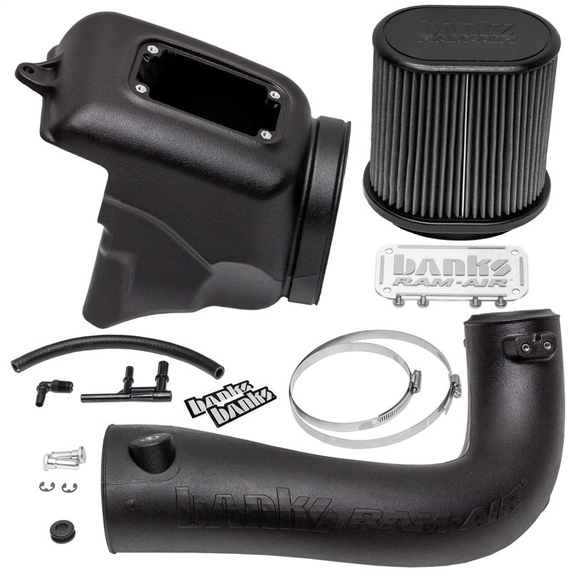 GBE Ram-Air Intake Systems - Banks Power 18-21 Jeep 2.0L Turbo Wrangler (JL) Dry Filter Ram-Air Intake System