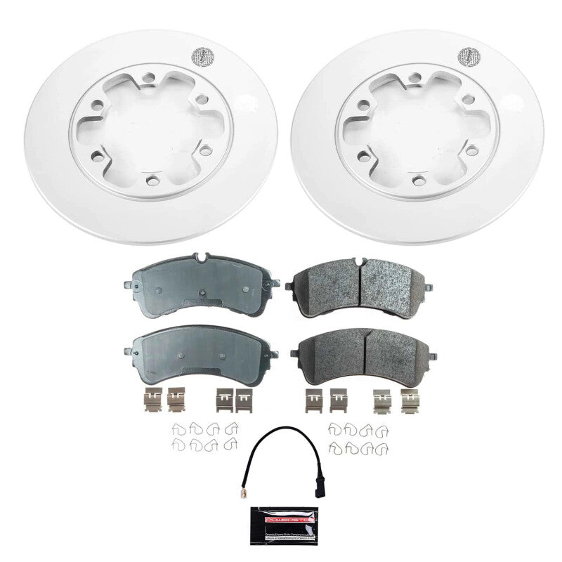 PSB Z17 Evolution Coated Kit - Power Stop 2020 Ford Transit-350 Rear Z17 Coated Brake Kit