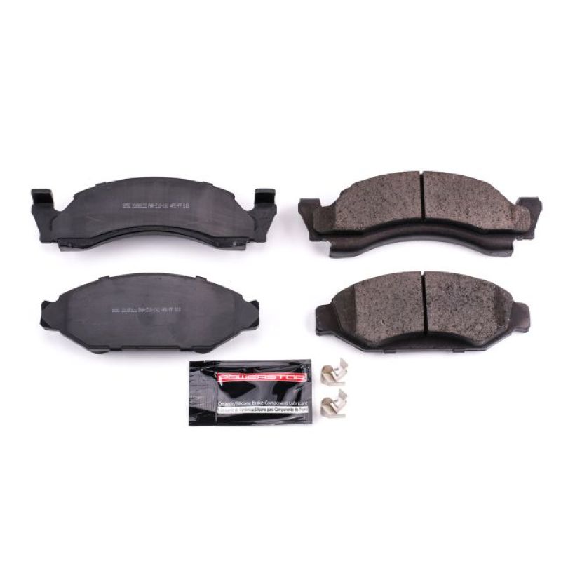 PSB Z23 Evolution Brake Pads - Power Stop 76-86 Ford Bronco Front Z23 Evolution Sport Brake Pads w/Hardware