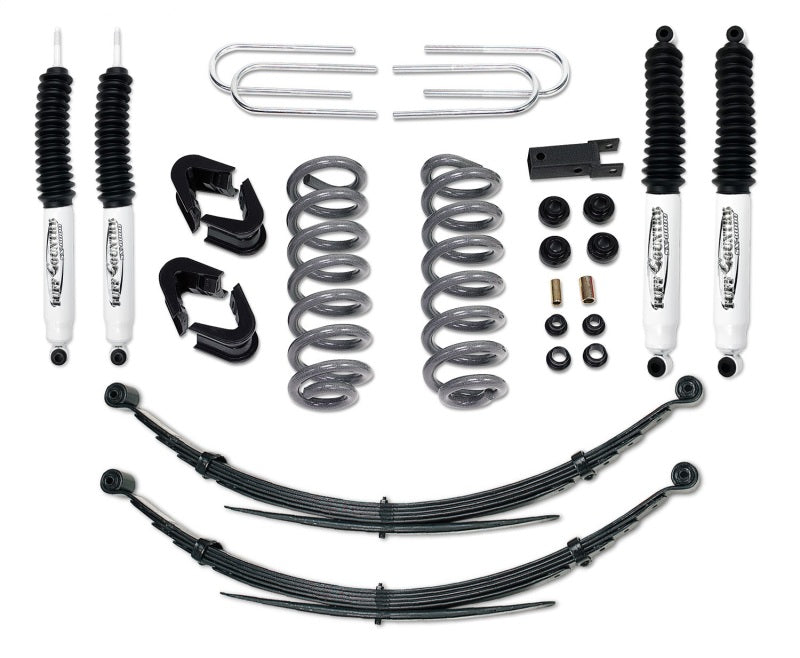 TUF Lift Kits - Tuff Country 78-79 Ford Bronco 4x4 4in Lift Kit with Rear Leaf Springs (SX8000 Shocks)