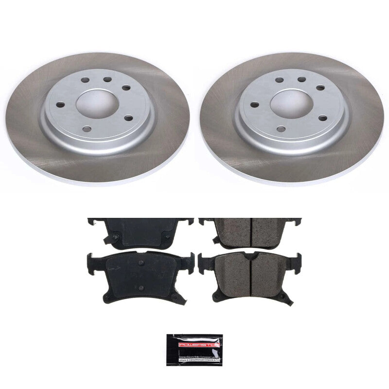 PSB Semi-Coated Rotor Kits - Power Stop 20-23 Chrysler Voyager Rear Semi-Coated Rotor Kit
