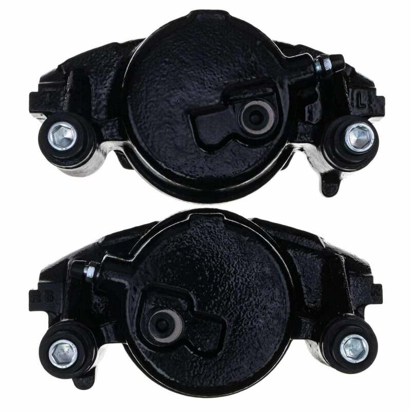 PSB Black Calipers - Power Stop 94-97 GMC Yukon Front Black Caliper w/o Bracket (Pair)