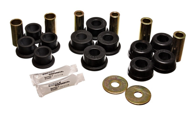ES Cntrl Arm Bushings - Black - Energy Suspension 92-95 Toyota MR2 Black Rear Control Arm Bushing Set (includes Strut Bushings)