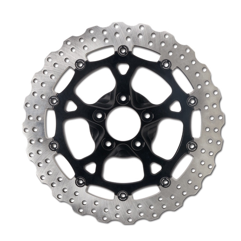 PFM Brake Rotors - Performance Machine 13 X .20 Dominator Ff Rcelne - Black Ano