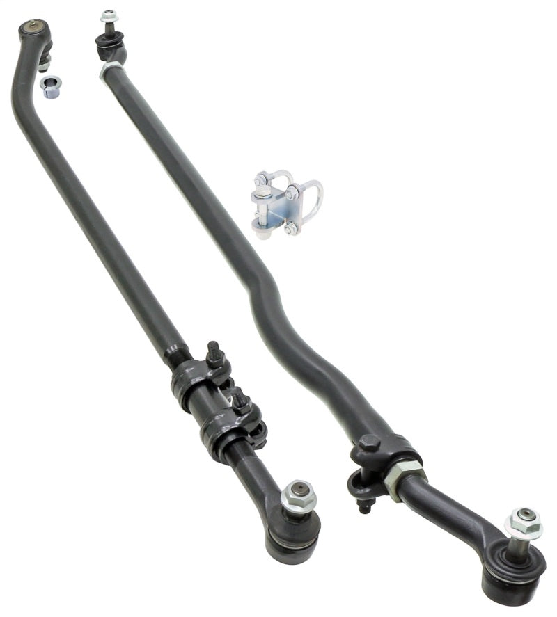 ROK Currectlync Steering Kits - RockJock JK Currectlync Steering Sys. w/Flipped Drag Link 1.65in Dia. Tie Rod 1.3in Dia. w/Hardware