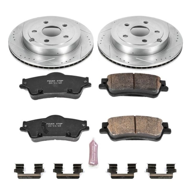 PSB Z23 Evolution Kit - Power Stop 08-09 Pontiac G8 Rear Z23 Evolution Sport Brake Kit