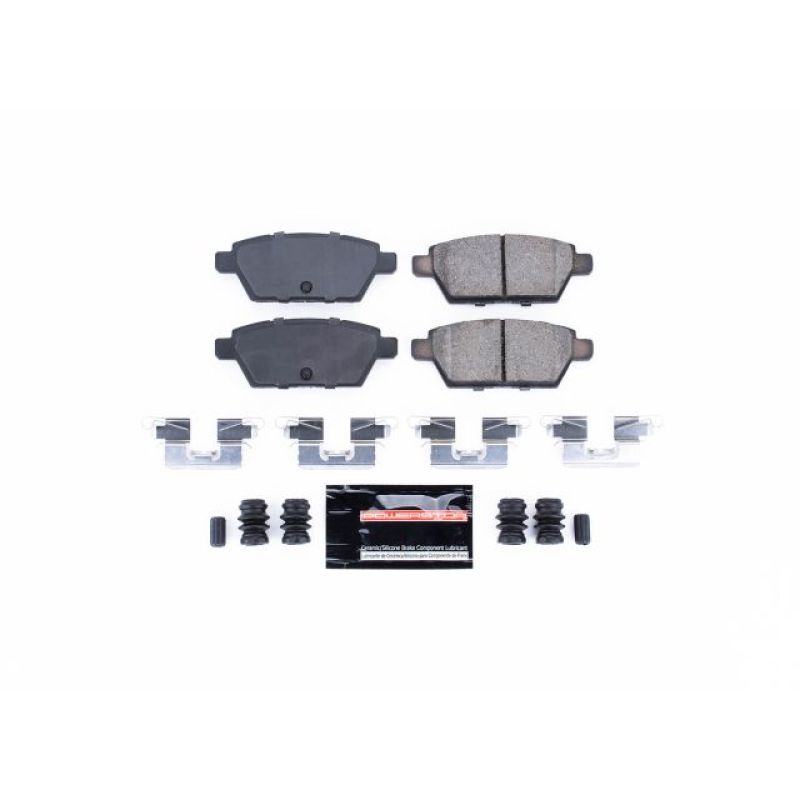 PSB Z23 Evolution Brake Pads - Power Stop 06-12 Ford Fusion Rear Z23 Evolution Sport Brake Pads w/Hardware