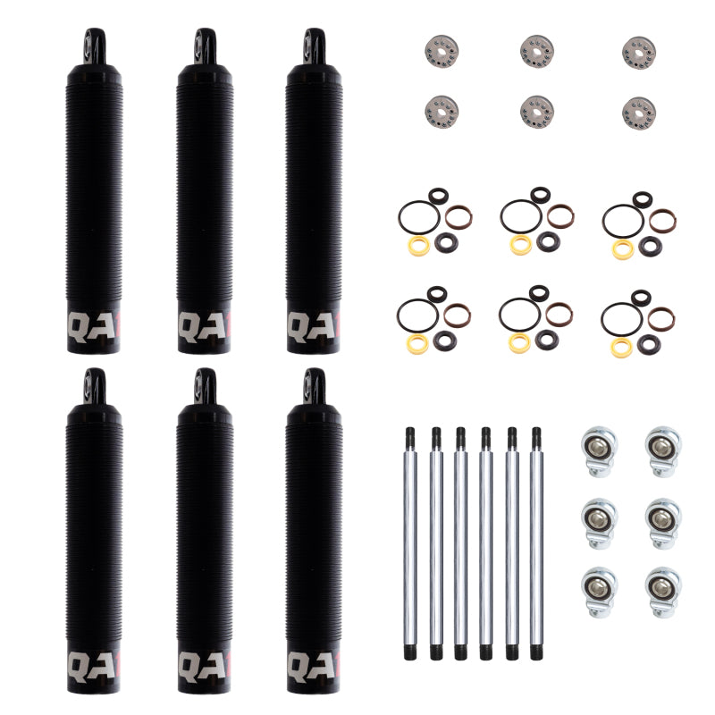 QAP 6Q Series Shocks - QA1 22.25 Eye-B/Eye-B V-None Dry Shock Large Aluminum Coilover 14.38 - 6 Pack