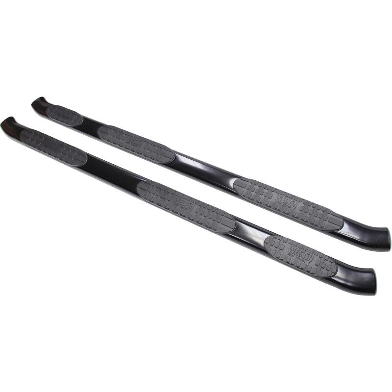 WES Nerf Bars - PRO TRAXX 5 - Westin 2007-2018 Toyota Tundra D-Cab (6.5 ft Bed) PRO TRAXX 5 WTW Oval Nerf Step Bars - Black