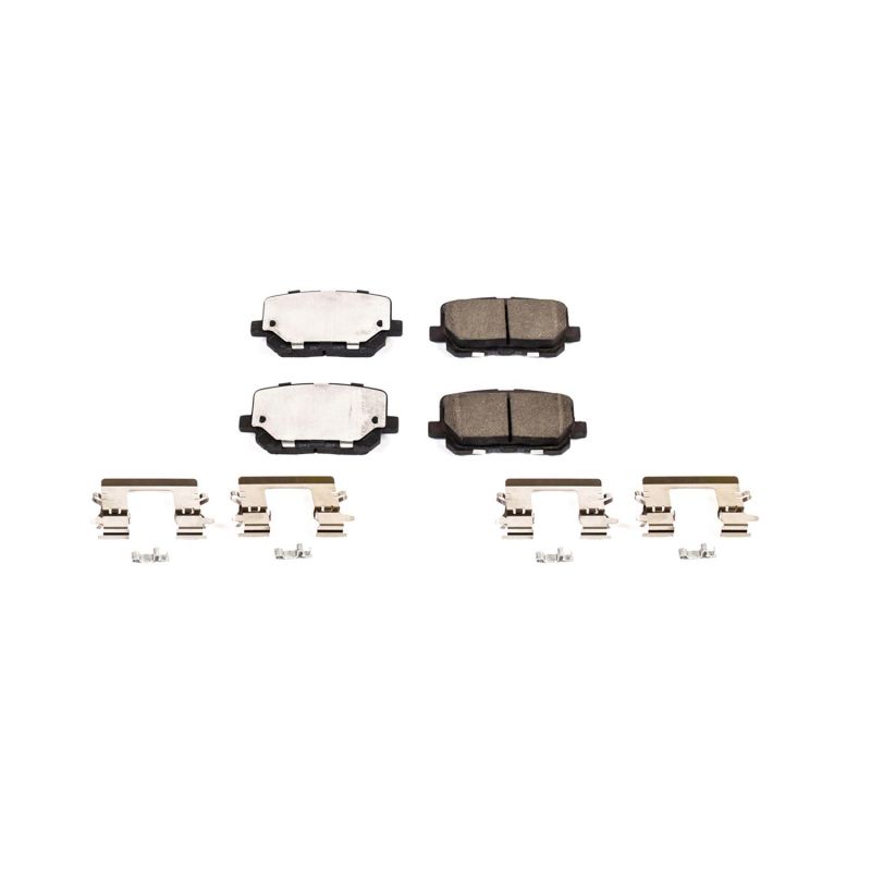 PSB Z17 Evolution Brake Pads - Power Stop 14-19 Dodge Charger Rear Z17 Evolution Ceramic Brake Pads w/Hardware