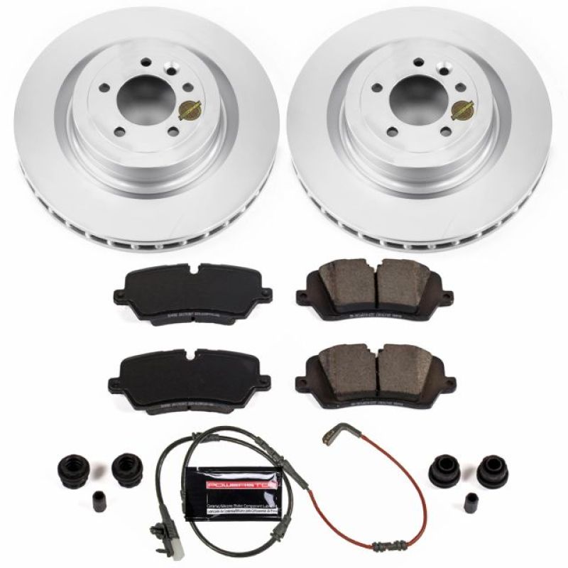 PSB Z23 Evolution Coated Kit - Power Stop 13-18 Land Rover Range Rover Rear Z23 Evolution Sport Coated Brake Kit