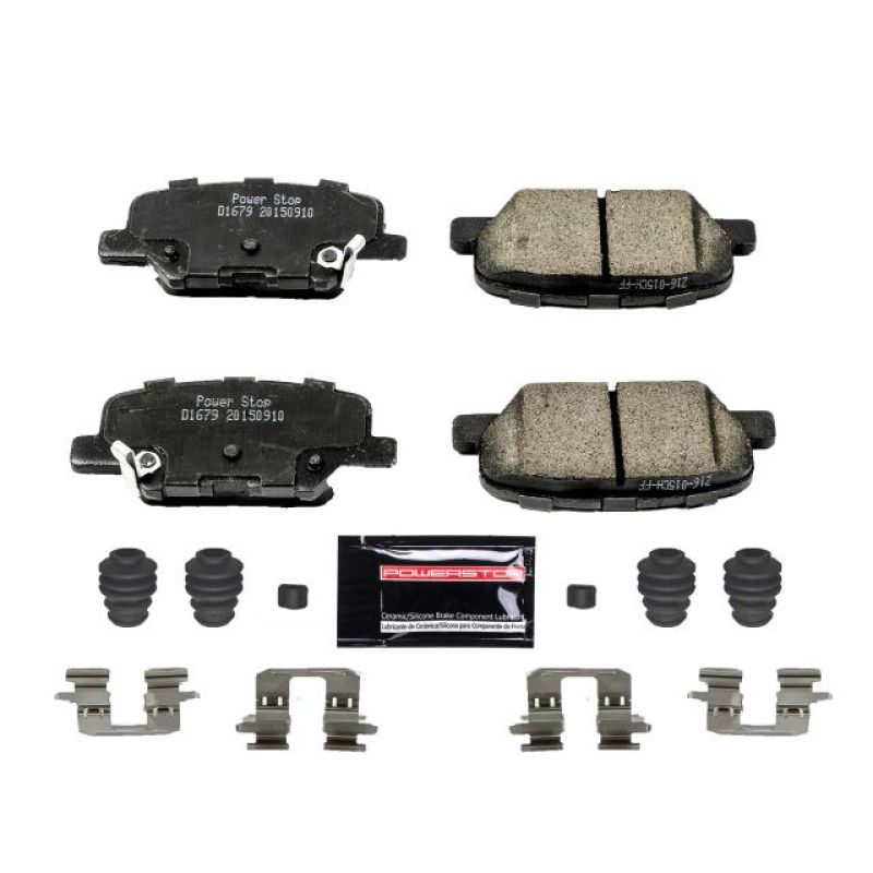PSB Z23 Evolution Brake Pads - Power Stop 14-16 Mazda 3 Rear Z23 Evolution Sport Brake Pads w/Hardware