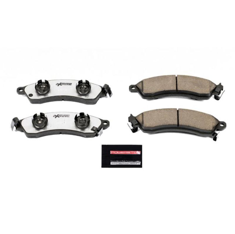 PSB Z26 Extreme Brake Pads - Power Stop 87-92 Chevrolet Camaro Front Z26 Extreme Street Brake Pads w/Hardware