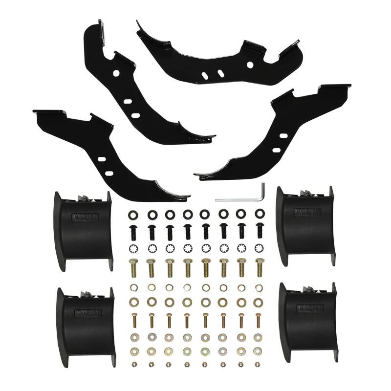 WES Nerf Bars - PRO TRAXX 4 - Westin 21-22 Ford Bronco (2-Door) PRO TRAXX 4 Oval Nerf Step Bars - Textured Black