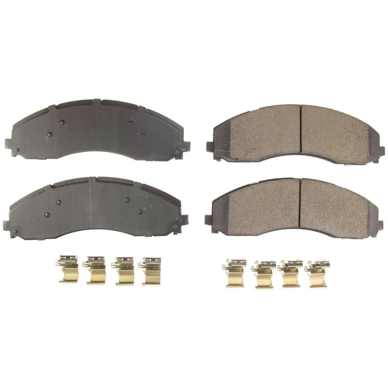 PSB Z17 Evolution Brake Pads - Power Stop 17-19 Ford F-450 Super Duty Front Z17 Evolution Ceramic Brake Pads w/Hardware