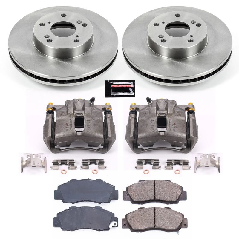 PSB Autospecialty Kit w/Cals - Power Stop 98-02 Honda Accord Front Autospecialty Brake Kit w/Calipers
