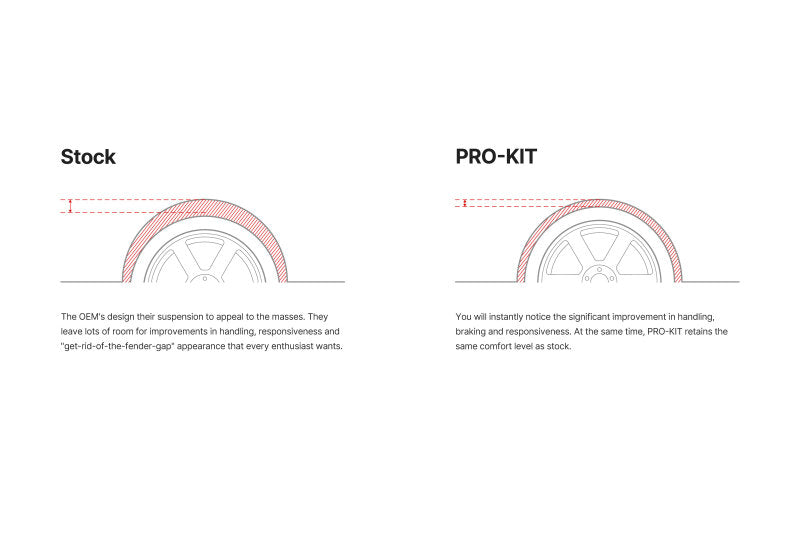 EIB Pro-Kits - Eibach Pro-Kit Performance Springs (Set of 4) for BMW 135i / 235i