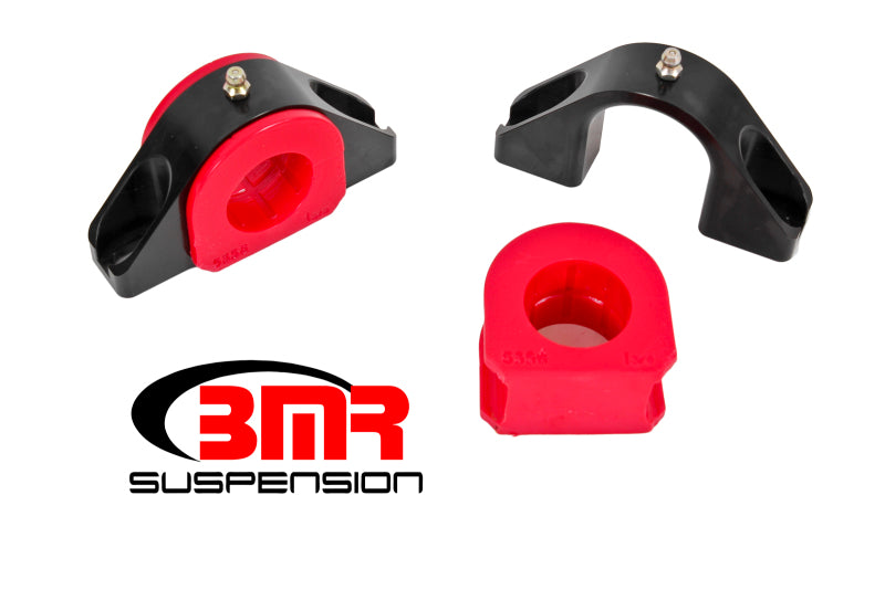 BMR Sway Bar Mounts - BMR Universal 1.375in Billet Aluminum Sway Bar Mount Mount (Polyurethane) - Black
