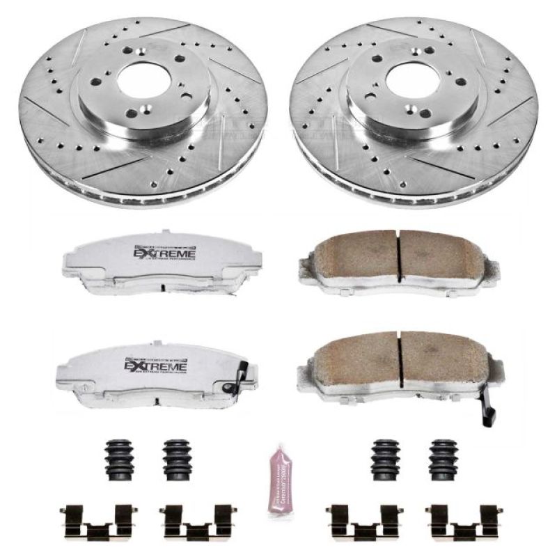 PSB Z26 Street Warrior Kit - Power Stop 01-03 Acura CL Front Z26 Street Warrior Brake Kit