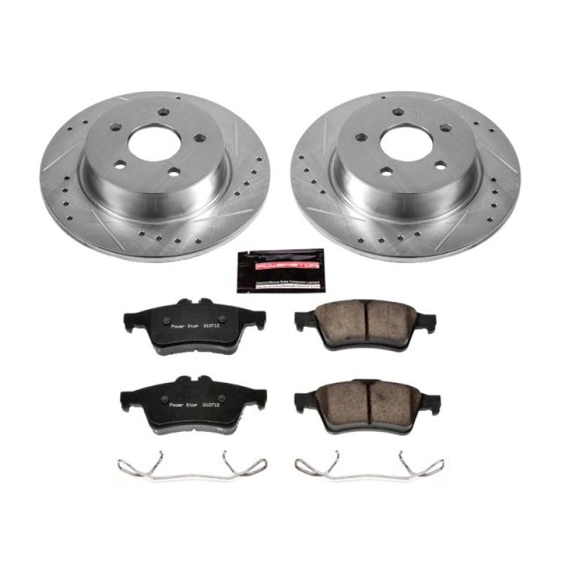 PSB Z23 Evolution Kit - Power Stop 13-18 Ford C-Max Rear Z23 Evolution Sport Brake Kit