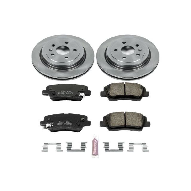 PSB Autospecialty Kit - Power Stop 14-18 Cadillac CTS Rear Autospecialty Brake Kit