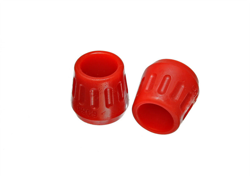 ES Bump Stops - Red - Energy Suspension Universal Red 1-3/8in OD x 1/2in McPherson ID Strut Bump Stop Set