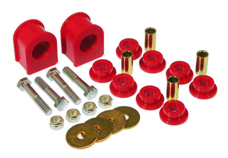 PRO Sway/End Link Bush - Red - Prothane 99-3/99 Ford F250 SD 4wd Front Sway Bar Bushings - 32mm - Red