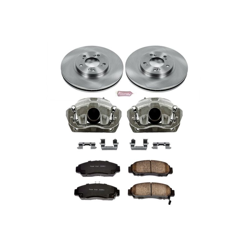 PSB Autospecialty Kit w/Cals - Power Stop 99-04 Acura RL Front Autospecialty Brake Kit w/Calipers