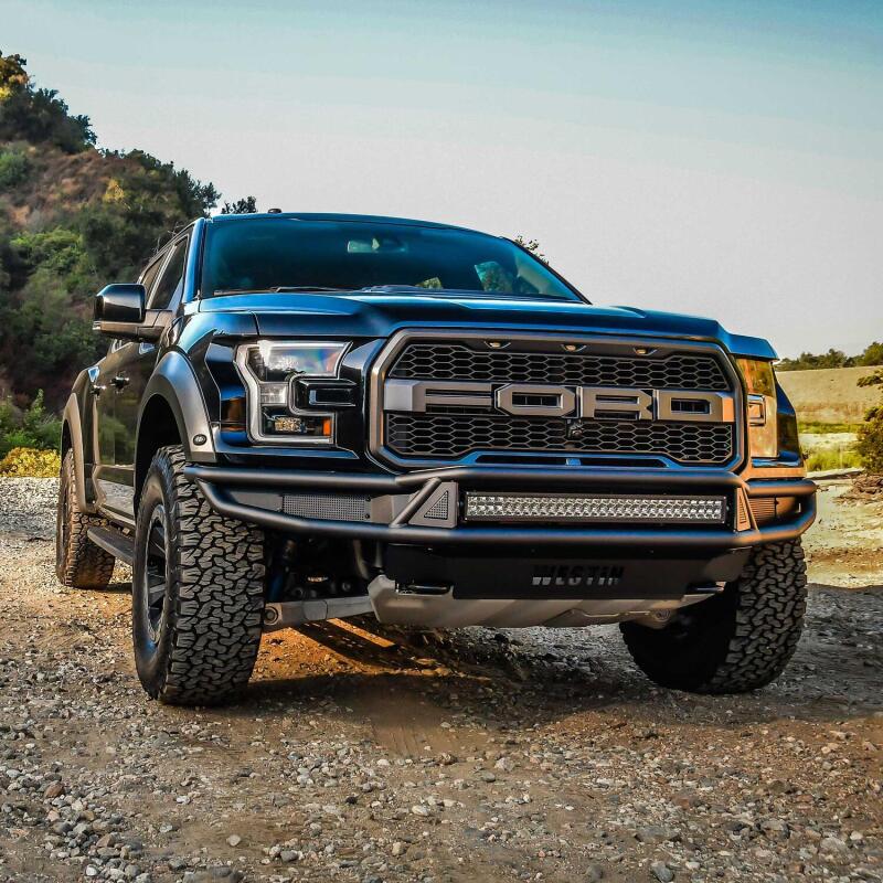 WES Outlaw Bumpers - Westin 17-20 Ford F-150 Raptor Outlaw Front Bumper - Tex. Blk