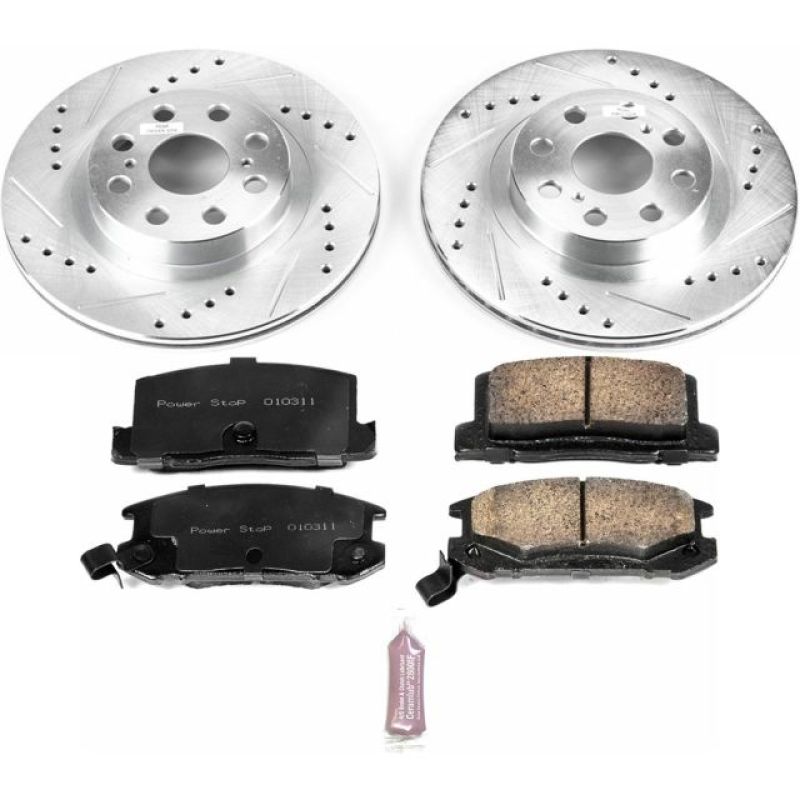 PSB Z23 Evolution Kit - Power Stop 00-05 Toyota MR2 Spyder Rear Z23 Evolution Sport Brake Kit