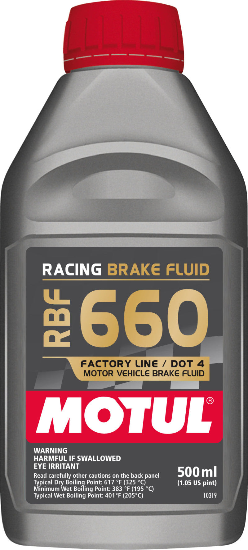 MOT Brake Fluid - RBF Fluid - Motul 1/2L Brake Fluid RBF 660 - Racing DOT 4