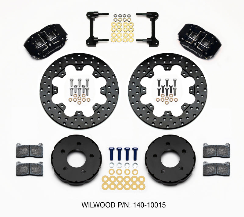 WIL Dynapro Brake Kit - Wilwood Dynapro Radial Front Drag Kit 11.75in Drilled 94-04 Mustang