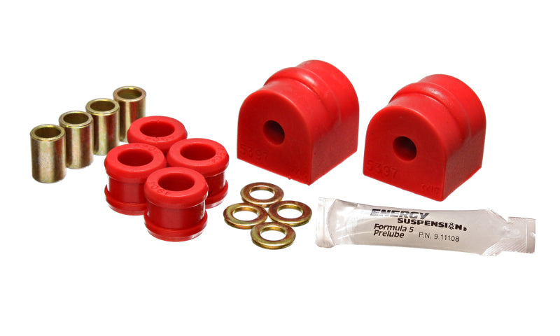 ES Sway Bar Bushings - Red - Energy Suspension 63-67 Chevy Corvette Red Reuse OE 7/16in OD Rear Sway Bar Brackets